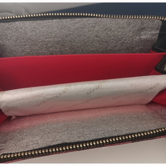 DOONEY & BOURKE TUCKER LG ZIP AROUND WRISTLET PLAID CROSSBODY - Picture 5 of 8